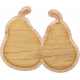 Perfect Pear Wooden Pears