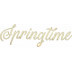 Spring Fresh Springtime Word Art 2