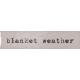 At The Hearth Blanket Weather Word Art