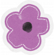 Time To Unwind Element sticker flower purple