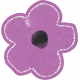 Time To Unwind Element sticker flower purple alt