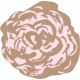 Simply Sweet Element sticker rose pink beige