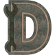 D Is For DAD Letter D with Wrench