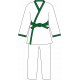 Karate Uniform Green Illustration