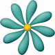 My Happy Place_Flower_Turquoise