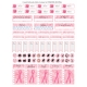 Breast Cancer Awareness Classic Planner Stickers