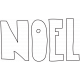 Brush 026- Christmas 19 Word Art Noel